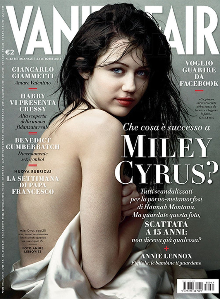 Vanity Fair Italy Magazine 2013 MILEY CYRUS Benedict Cumberbatch JACKIE KENNEDY