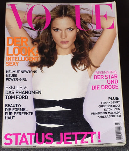 VOGUE Germany Magazine February 2001 MINI ANDEN Helmut Newton NADJA AUERMANN - magazinecult