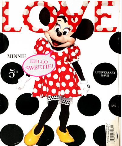 LOVE Magazine 2013 MINNIE MOUSE Bridget Hall KAREN ELSON Jessica Lange COURTNEY LOVE