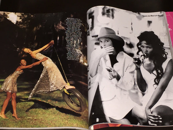 VOGUE US magazine February 1992 NAOMI CAMPBELL Christy Turlington CIND