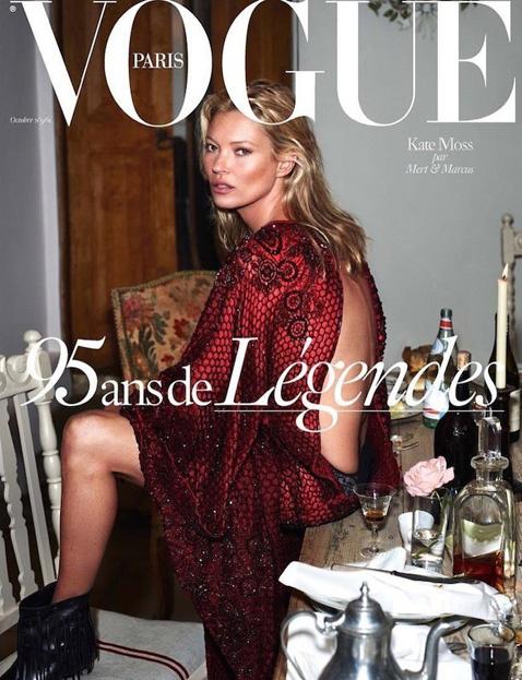 VOGUE Paris Magazine October 2015 KATE MOSS