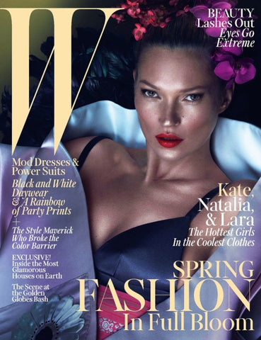 W Magazine March 2013 KATE MOSS Lara Stone NATALIA VODIANOVA Kristen McMenamy