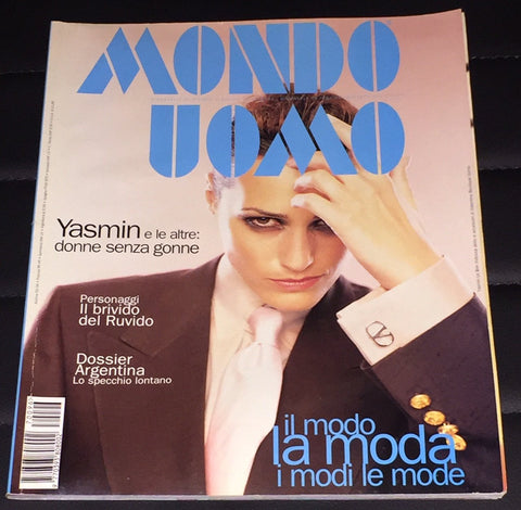 MONDO UOMO Magazine 1997 YASMIN LE BON Tyra Banks SCOTT BARNHILL