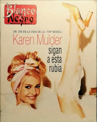 BLANCO Y NEGRO Magazine April 1997 KAREN MULDER Bettina Rheims