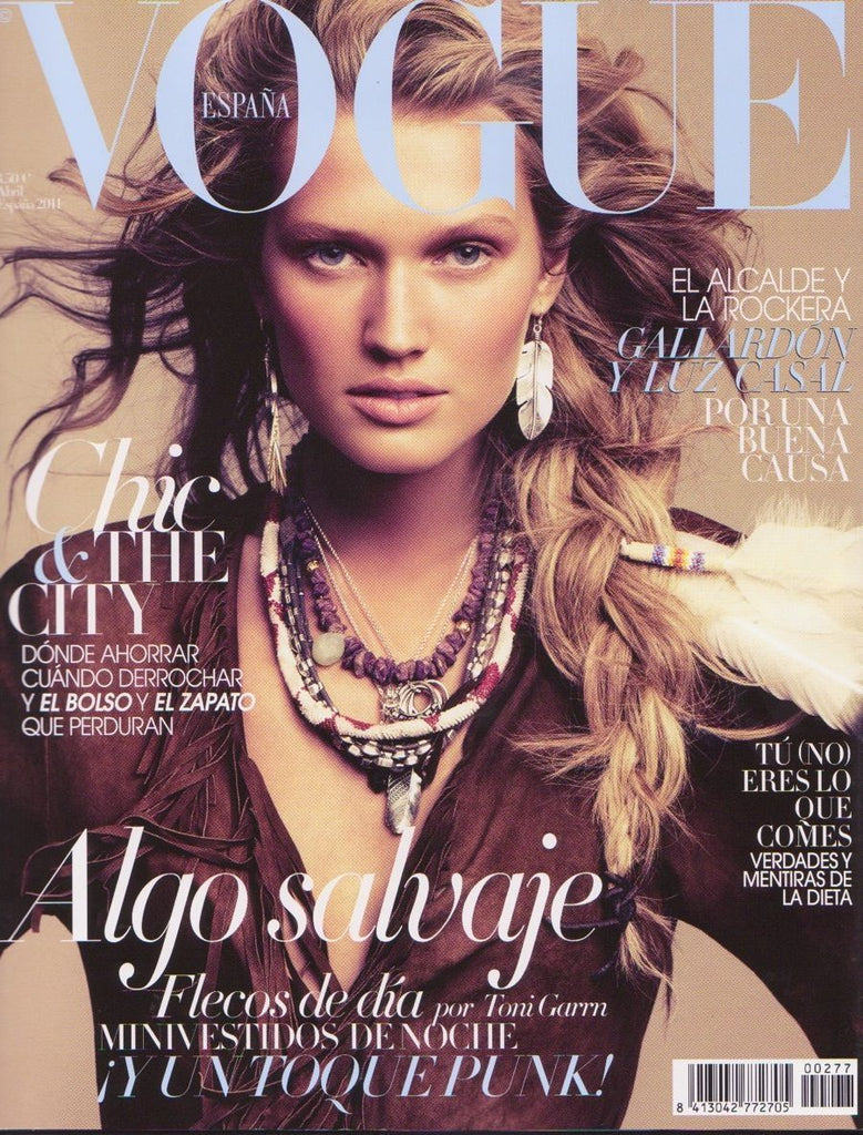 VOGUE Spain Magazine April 2011 TONI GARRN Hilary Rhoda NIMUE SMIT Joan Smalls