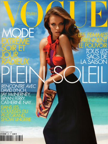 VOGUE Paris Magazine March 2007 NATASHA POLY Lara Stone JESSICA MILLER Freja Beha