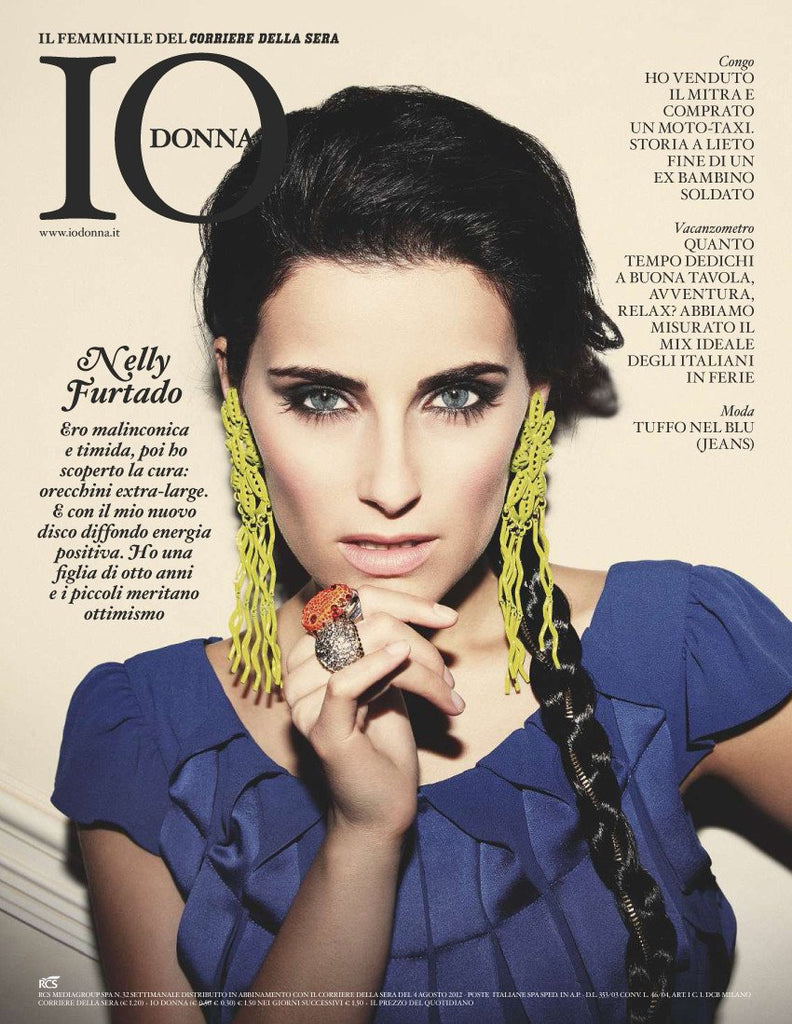 IO DONNA Italia August 2012 NELLY FURTADO One Day Magazine