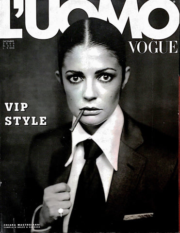 L'UOMO VOGUE magazine 2000 Chiara Mastroianni BRUCE WEBER Toby Maguire JOHN HURT