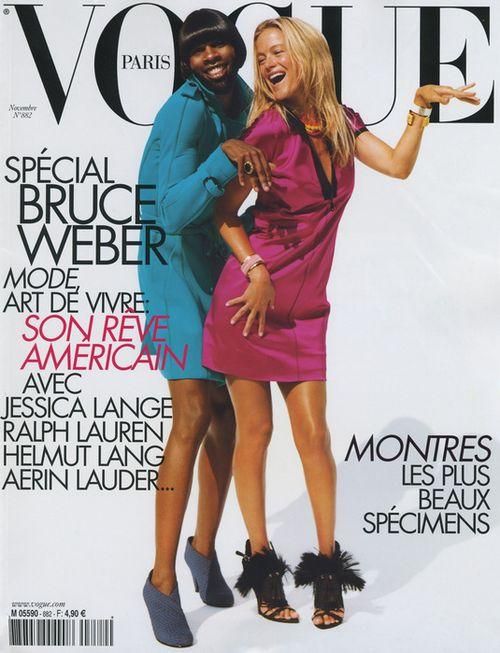 VOGUE Paris Magazine November 2007 CAROLYN MURPHY Malgosia Bela DARIA WERBOWY Bruce Weber