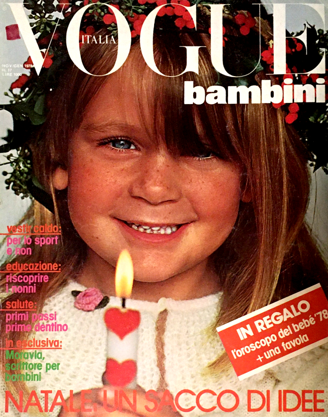 VOGUE Italia BAMBINI Kids Children Enfant Fashion RARE Magazine Winter 1978 #17