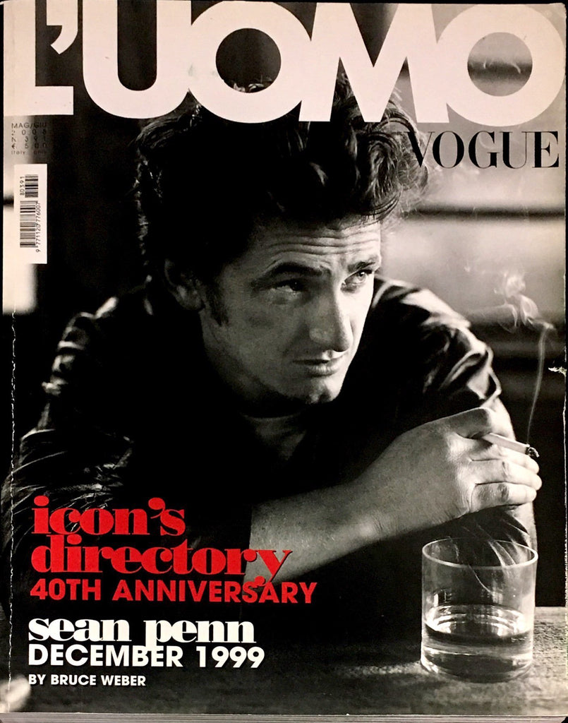 L'UOMO VOGUE Magazine May 2008 SEAN PENN Leonardo Dicaprio JOHNNY DEPP Jude Law