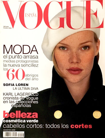 VOGUE Magazine Spain October 1993 ANNALENA BOSS Sophia Loren