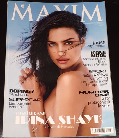 IRINA SHAYK Maxim Magazine Italia 2014 Keity Drennan VLADIMIR AVERYANOV