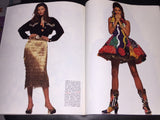 VOGUE Magazine Italia Alta Moda March 1992 LINDA EVANGELISTA Shalom Harlow HELENA CHRISTENSEN