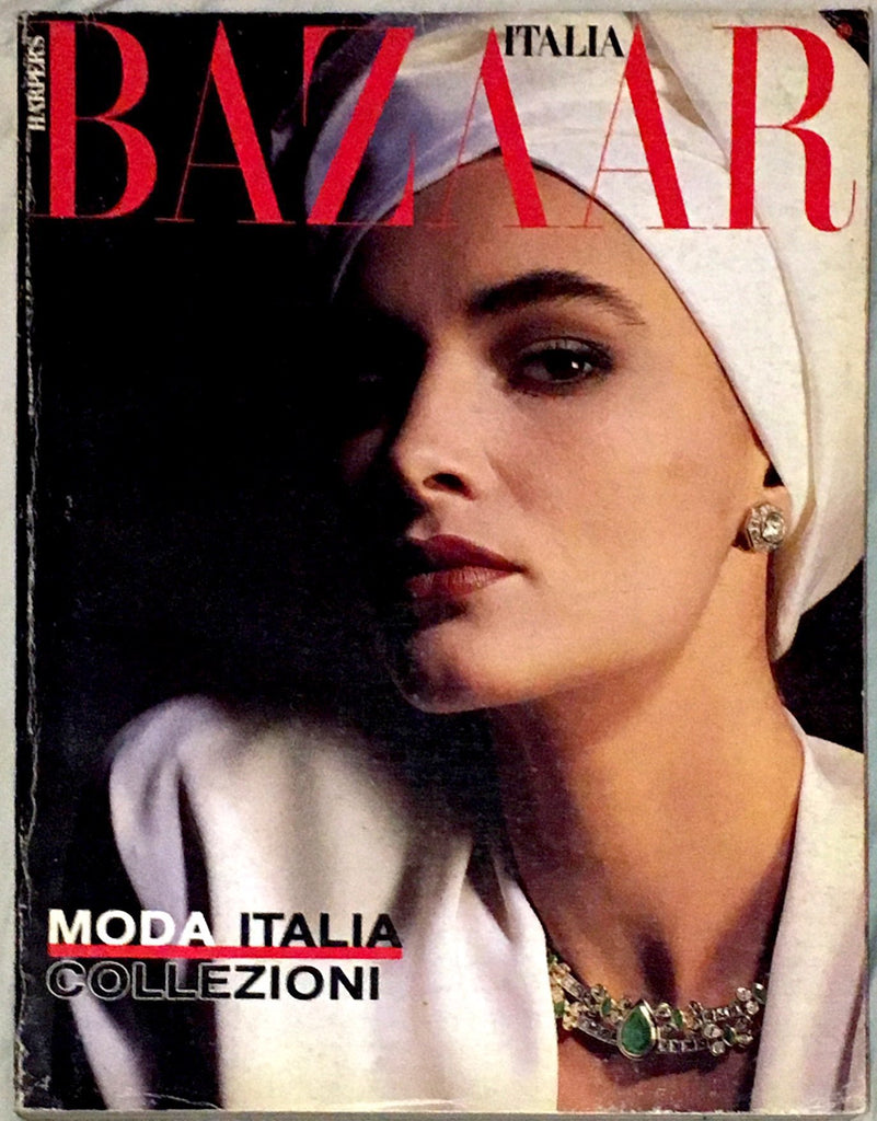 HARPER'S BAZAAR Italia Magazine March 1986 TIZIANO MAGNI Collezioni