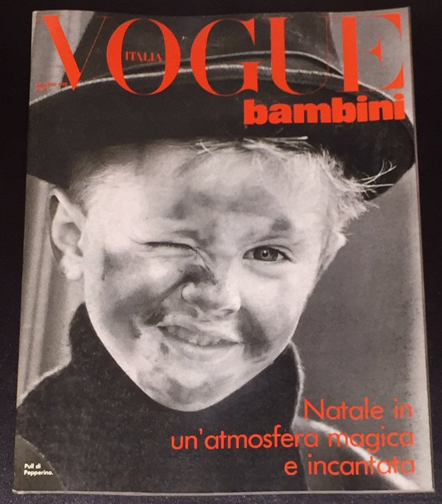 Vintage VOGUE BAMBINI Kids Children Enfant Fashion ITALIA Magazine November 1988 - magazinecult