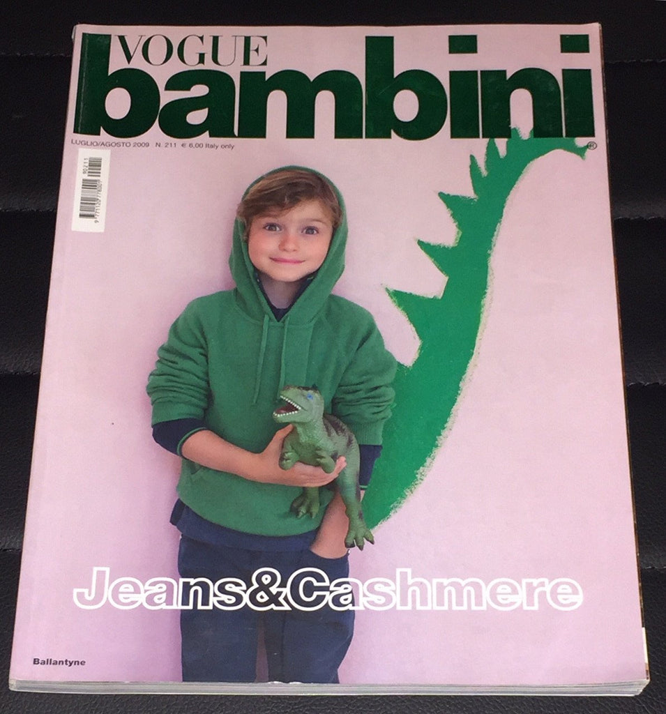 VOGUE BAMBINI Kids Children Enfant Fashion ITALIA Magazine July 2009