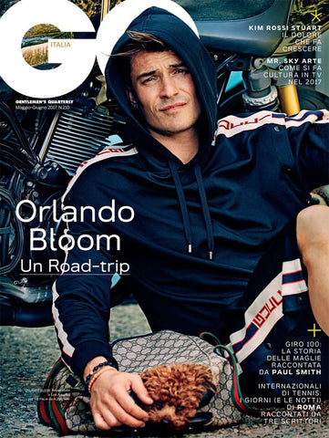 GQ Italia Magazine May 2017 ORLANDO BLOOM Kim Rossi Stewart HOPPER PENN