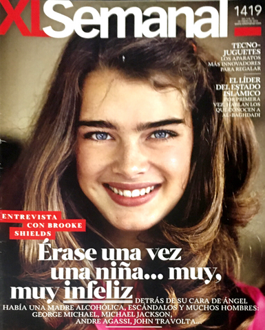 BROOKE SHIELDS XL Semana Spanish Magazine January 2015 JANE BADLER