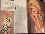 DONNA Magazine Italy April 1986 CLAUDIA MASON Famke Janssen AMANDA LEAR Chancellor