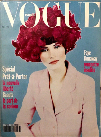 VOGUE Paris Magazine February 1993 JANINE GIDDINGS Nadja Auermann LINDA EVANGELISTA