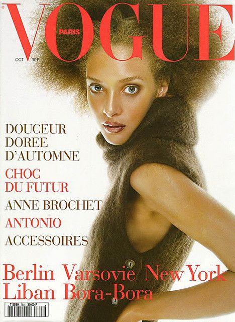 VOGUE Paris Magazine October 1994 Chrystele Louis Augustin JAIME RISHA