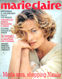 Marie Claire Italia Magazine December 1993 TATJANA PATITZ Bridget Hall NINA BROSH Cecilia Chancellor - magazinecult