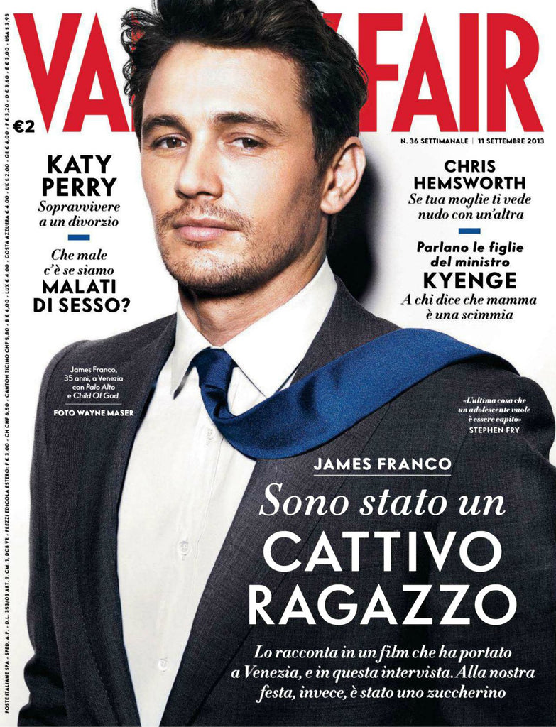 VANITY FAIR Magazine Italy 2013 JAMES FRANCO Katy Perry CHRIS HEMSWORTH Sealed