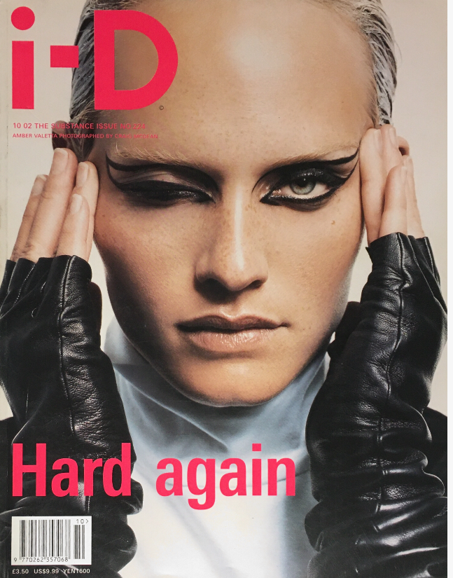 iD I-D Magazine October 2002 AMBER VALLETTA Angela Lindvall RIE RASMUSSEN Corinne Day