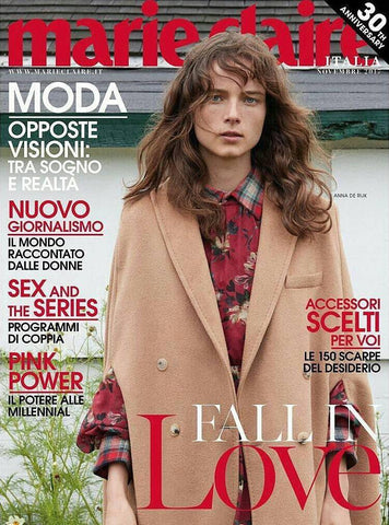 MARIE Claire Italy Magazine November 2017 ANNA DE RIJK Sara Witt AIDA MULUNEH