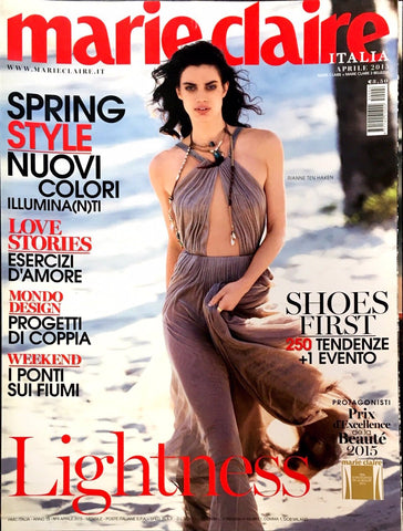 Marie Claire Magazine April 2015 RIANNE TEN HAKEN Iris Strubegger DAGA ZIOBER