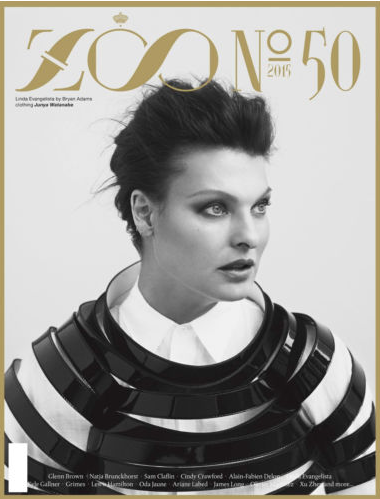 ZOO Magazine 50 Spring 2016 LINDA EVANGELISTA Sam Claflin MAGDALENA FRACKOWIAK Oda Jaune
