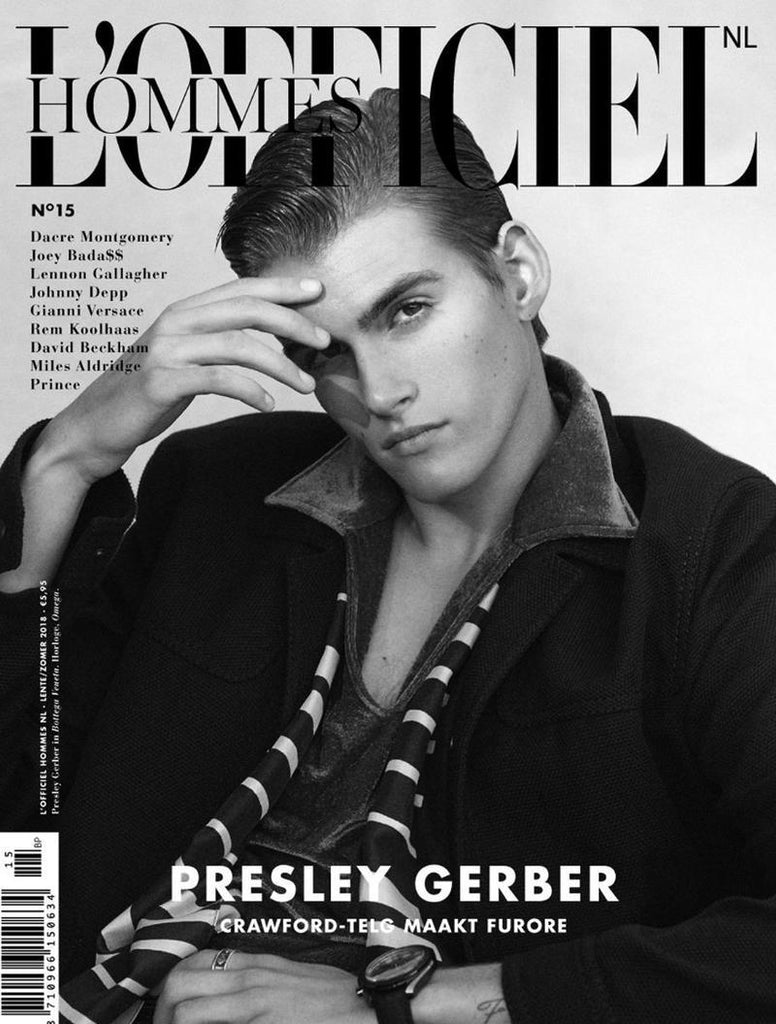 L'OFFICIEL HOMMES NL Magazine S/S 2018 PRESLEY GERBER Dacre Montgomery PRINCE