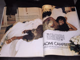 ELLE Spain Magazine January 2000 NIEVES ALVAREZ Veronica Blume MILLA JOVOVIC Naomi Campbell - magazinecult