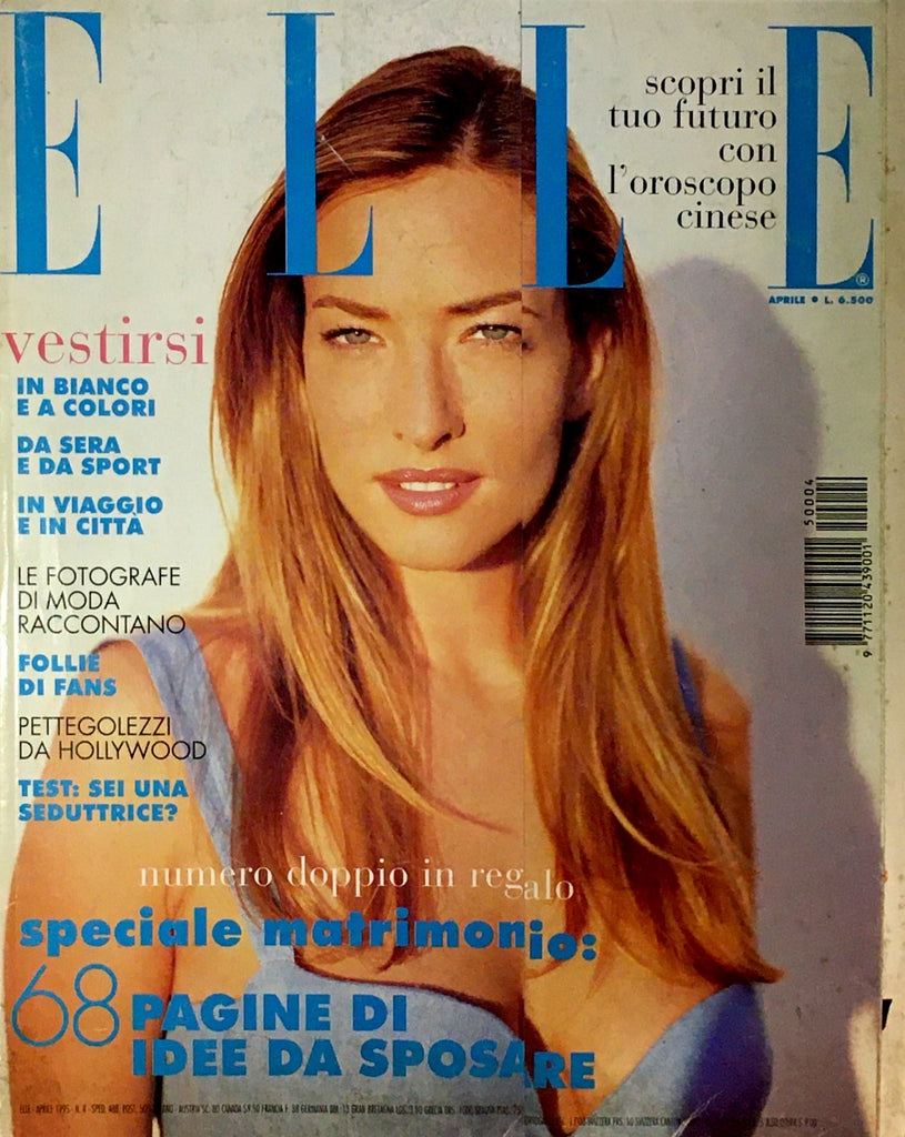 ELLE Italia Magazine April 1995 TATJANA PATITZ Laetitia Casta SUSAN HOLMES