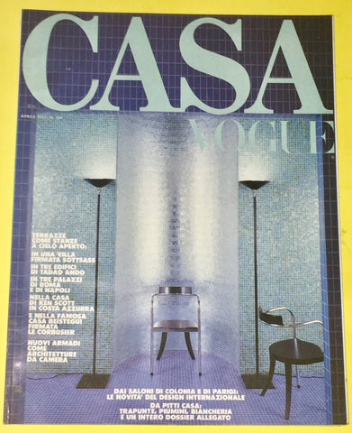 CASA VOGUE Magazine Italy April 1987 Issue #184 Vintage Design Architecture