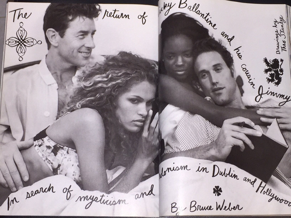 BRUCE WEBER 36 pages THE Return of Nicky Ballantine UOMO VOGUE Magazine