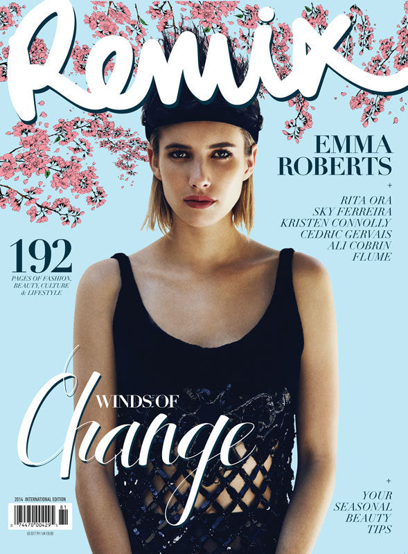 REMIX Magazine 2014 EMMA ROBERTS Rita Ora KRISTEN CONNOLLY Sky Ferreira