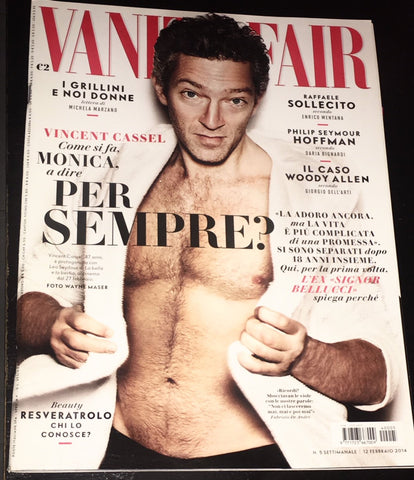 VANITY FAIR Magazine 2014 VINCENT CASSEL Justin Bieber ABBIE CORNISH Margot Robbie