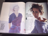 ELLE Italia Magazine February 1988 RENEE SIMONSEN Oliviero Toscani KIRSTEN OWEN Elaine Irwin - magazinecult