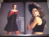 ELLE Italia Magazine February 1988 RENEE SIMONSEN Oliviero Toscani KIRSTEN OWEN Elaine Irwin - magazinecult