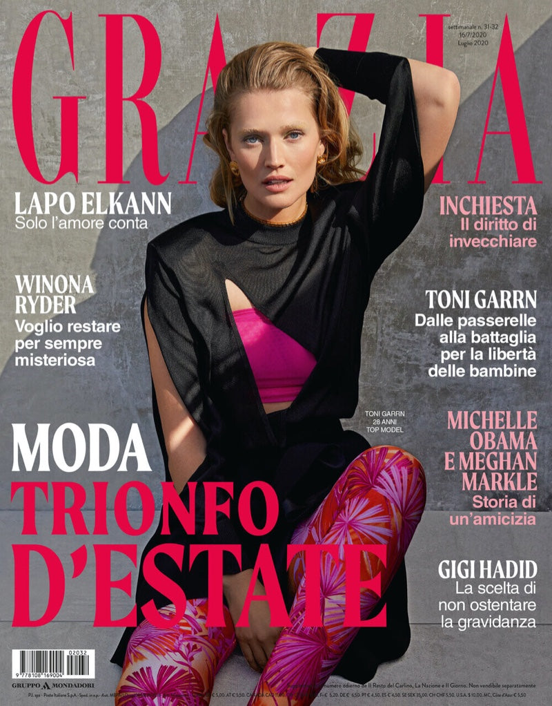 GRAZIA Magazine Italy July 2020 TONI GARRN Winona Ryder ANNA SHOOT
