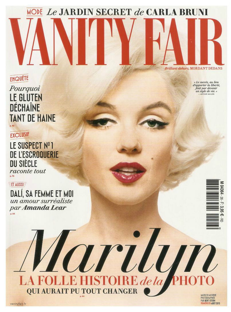 Vanity Fair Magazine France 2015 MARILYN MONROE Carla Bruni FRANCOISE SAGAN