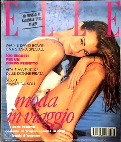 ELLE Magazine Italia June 1992 NIKI TAYLOR David Bowie SUZANNE LANZA Iman