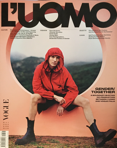 L'UOMO VOGUE Magazine May 2020 RYAN MCGINLEY Leon Dame ANJA RUBIK Brand New
