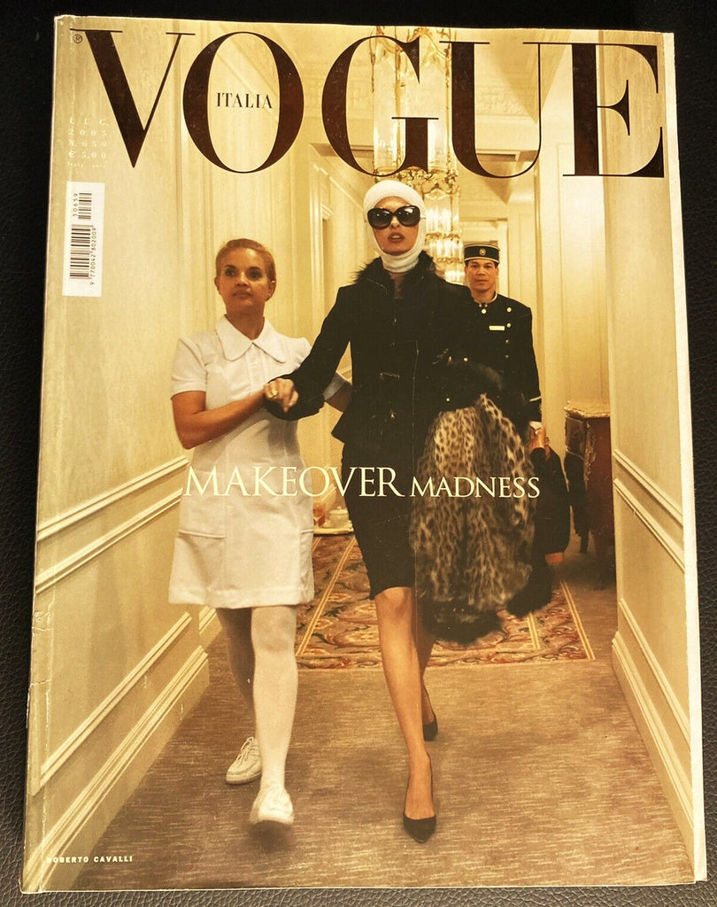 VOGUE Magazine Italia July 2005 LINDA EVANGELISTA Naomi Campbell ELISE CROMBEZ - magazinecult