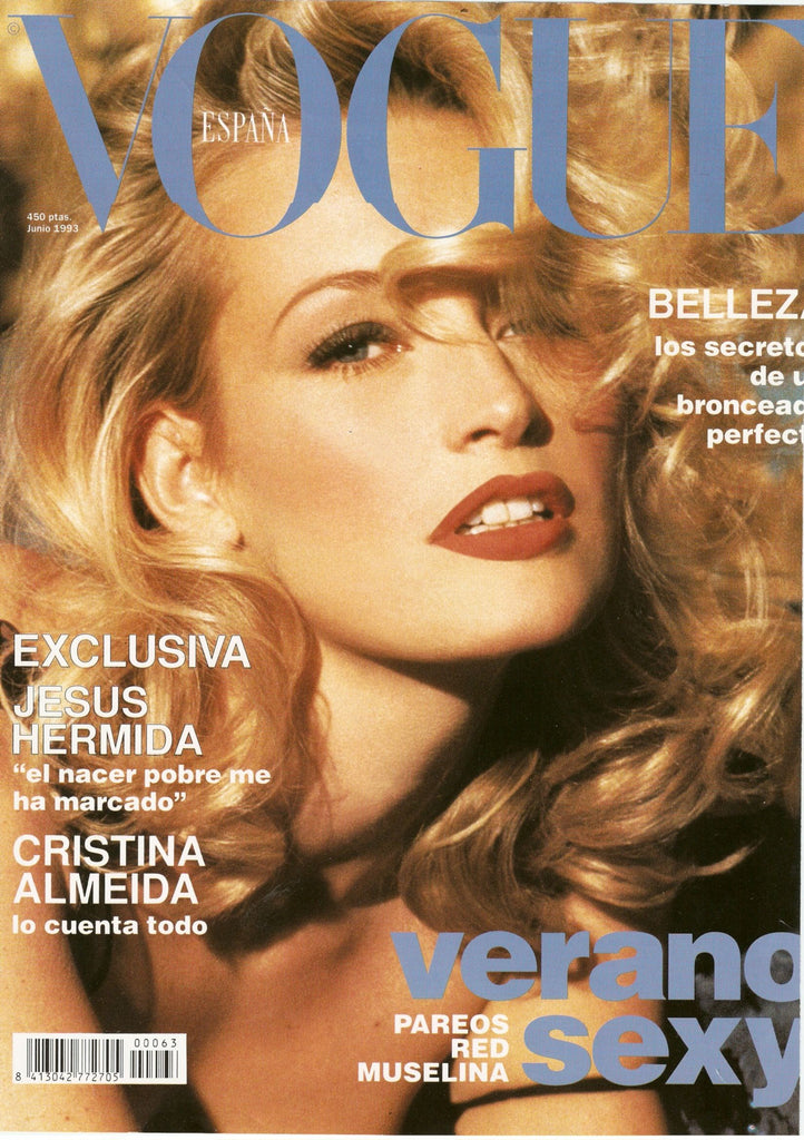 VOGUE Spain Magazine June 1993 ESTELLE LEFEBURE Andie McDowell BETTINA RHEIMS