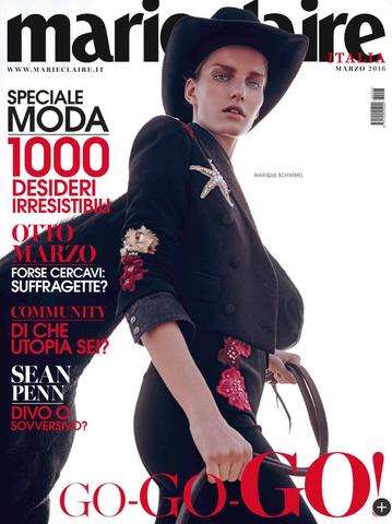 MARIE Claire Magazine Italia March 2016 MARIQUE SCHIMMEL Marie Piovesan LEAH DE WAVRIN