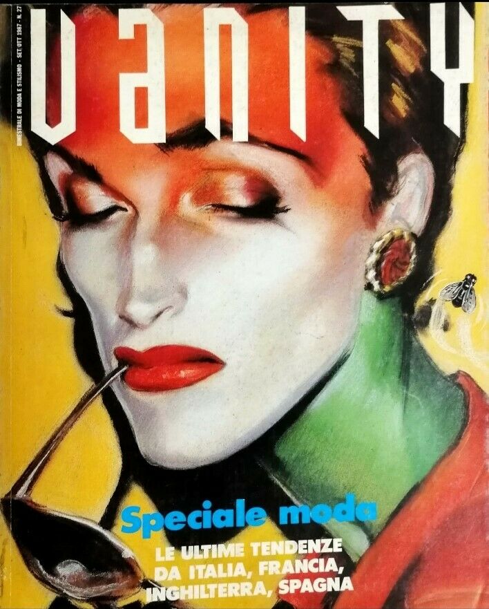VANITY Magazine September 1987 STEFANO CANULLI Costus MARILENA SASSI P