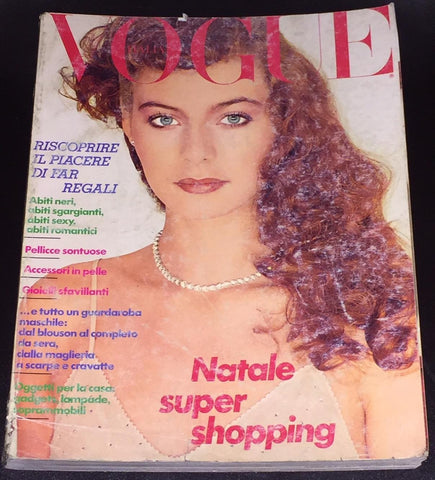 VOGUE Italia Magazine Supplement SUPERSHOPPING Pelz FUR December 1978